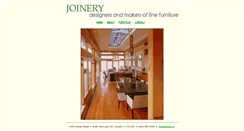 Desktop Screenshot of joinery.ca